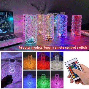 Touching Control Rose Crystal Lamp | 🎁Hot Sale- 50% OFF